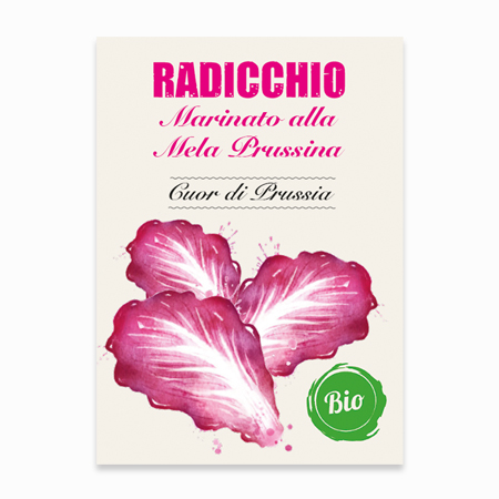 Radicchio marinato alla mela prussina